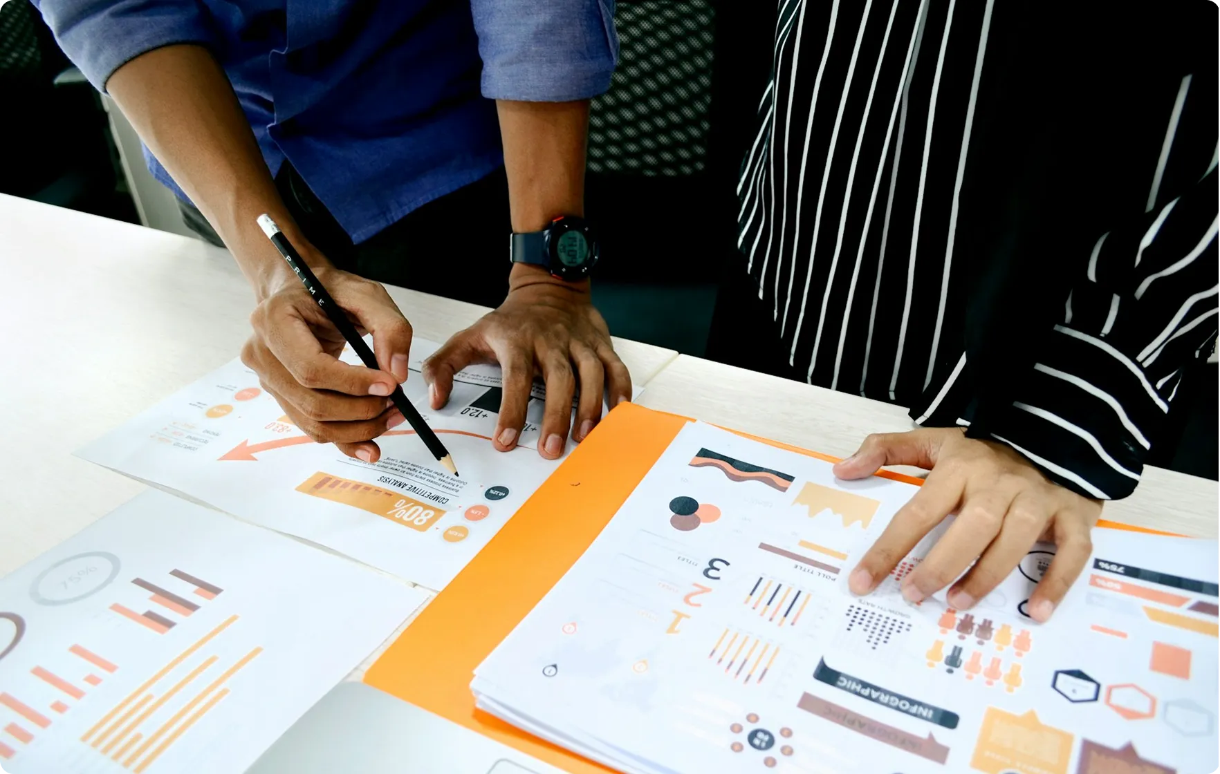 People working together on a project at Space Inventive